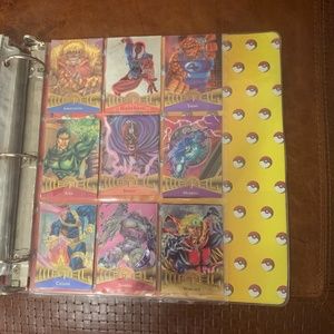 Vintage 1995 Marvel Metal Cards - Mint Condition - Untouched Collection